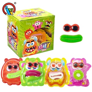 Etiqueta privada personalizada Monster Mouth Eyeballs en forma de corazón Jelly Gummy Sweets Kids <span class=keywords><strong>Candy</strong></span> - Product Image 5