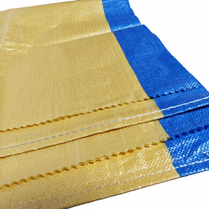 La Chine propose un sac tissé en PP économique en blanc jaune vert bleu pour la farine et les fruits de mer pour l'engrais d'alimentation - Product Image 4