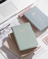 A6 Mini Pocket Diary Notebook Kunden spezifisches PU-Leder-Softcover Niedliches Briefpapier Schul material