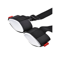 Sangle de transport réglable et durable pour bâtons de ski alpin pour homme, avec poignée et sangles souples, respectueuse de l'environnement