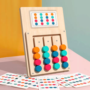 Maze aiuto didattico-un giocattolo <span class=keywords><strong>di</strong></span> sviluppo intellettuale per i bambini nella prima educazione-pensiero in legno e <span class=keywords><strong>logica</strong></span> gioco a quattro colori - Product Image 4