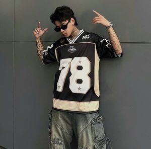 เหมาะสำหรับทุกฤดูกาลเสื้อบาสเก็ตบอลที่กำหนดเองการตรวจสอบ100% โพลีเอสเตอร์ระบายอากาศ220กรัมด้วยการพิมพ์3D อัตโนมัติ - Product Image 2