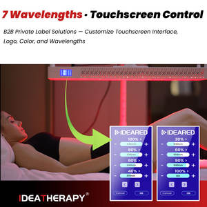 IDEATHERAPY RL300MAX-7CH Panel de Terapia de Luz Roja LED Infrarroja de Cuerpo Completo, Control de Pantalla Táctil, Alta Belleza, Cuidado Personal - Product Image 4
