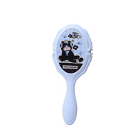 Peigne de massage en plastique ABS série Cow Cat, peigne à cheveux portable anti-statique pour femmes, design de chat de dessin animé, peigne de poche, vente en gros