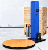 Machine d'emballage automatique haute performance pour l'emballage de produits en entrepôt, machine d'emballage rétractable automatique pour palettes
