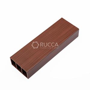 Rucca 50 * 50毫米WPC/PVC木塑复合空心型材低价木材产品 - Product Image 2