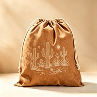 Grand sac en toile à cordon de serrage, imprimé sur mesure, sac de rangement réutilisable, pochette de voyage portable pour serviettes et équipement sportif