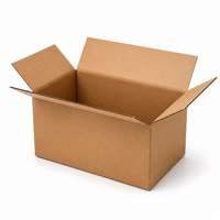 Boîte d'expédition en carton ondulé Kraft, boîte d'emballage personnalisée pour l'e-commerce, le déménagement, l'exportation, le stockage et la livraison