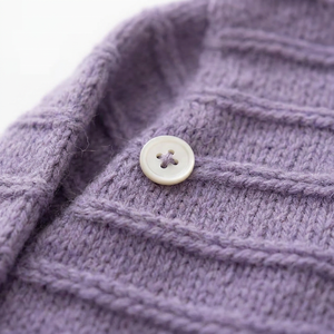 Conjunto de Suéter Tejido para Bebé Recién Nacido, Conjunto de Cárdigan Color Salvia, Ropa de Invierno, Atuendo Suave y Cálido para Niña, Diseño de Talla Personalizada - Product Image 5