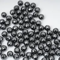 צורה חדשה loose moissanite יהלומים 5 מ"מ 6 מ"מ 7mm 8mm שחור ולבן צבע מחרוזת היבטים עגול חרוזים