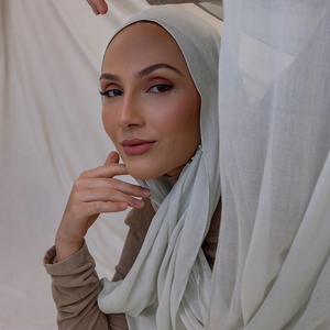 Cao Cấp Kích Thước Lớn Phương Thức Rắn Màu Hijab Thổ Nhĩ Kỳ Hồi Giáo Đầu Khăn Khăn Choàng Cho Phụ Nữ - Product Image 1