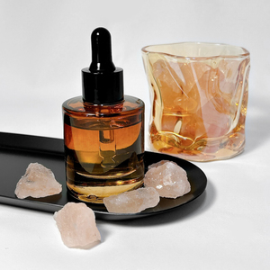 Botella Difusora de Vidrio Vacía Personalizada de Alta Calidad con Caja de Regalo, Juego de Sales Minerales de Forma Irregular - Product Image 2