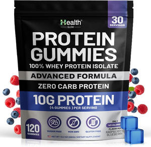 Gomitas de proteína de suero con sabor personalizado que favorecen el crecimiento y la recuperación muscular para entrenamientos diarios y entusiastas del estilo de vida activo. - Product Image 1