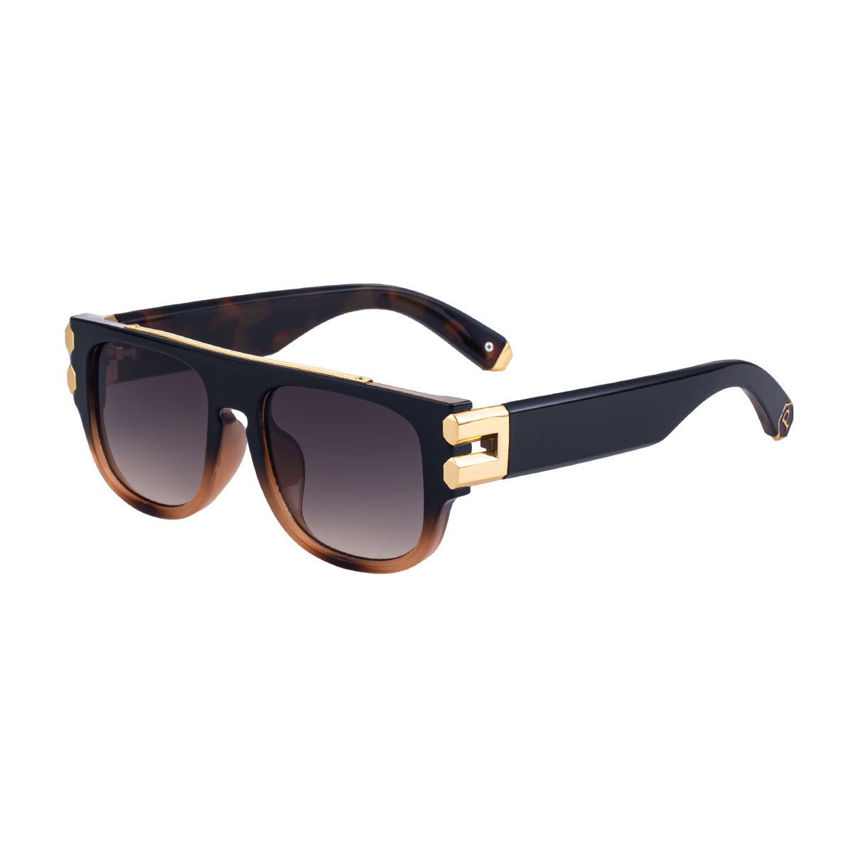 C7 Noir Marron Tortue Or Gris Marron