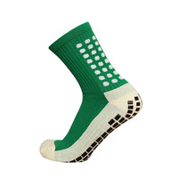 Chaussettes de football personnalisées Chaussettes de football bleues Chaussettes de football antidérapantes pour hommes
