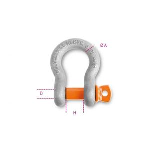 BETA - 080290122 ROBUR-Manilles d'arc avec goupilles à vis, acier allié à haute résistance, corps galvanisé à chaud (multi-pack) - Product Image 2