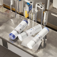 Kartrid Filter Air OEM 10 Inch PP UDF GAC CTO Sistem Reverse Osmosis Blok Karbon 100 GPD 0.5 Mikron Pemurnian Rumah Tangga