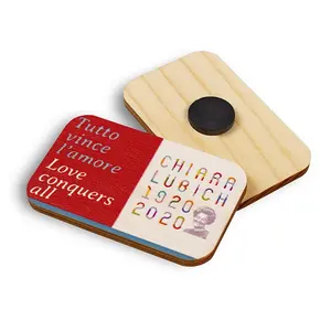 Magnete in legno VAIA PEFC, merchandising sostenibile - Product Image 1