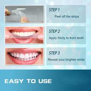 Strisce sbiancanti drammatiche per denti sensibili-smalto sicuro sbiancamento Zero sensibilità accessori per sbiancamento denti multiuso - Product Image 3
