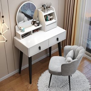 Ensemble coiffeuse miroir en MDF 80cm 100cm pour chambre à coucher - Prix de gros - Product Image 5