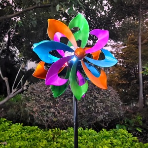 <span class=keywords><strong>Molinos</strong></span> <span class=keywords><strong>de</strong></span> Viento Decorativos <span class=keywords><strong>de</strong></span> Hierro para <span class=keywords><strong>Jardín</strong></span>, Coloridos y Pequeños, para Eventos y Ceremonias - Product Image 1