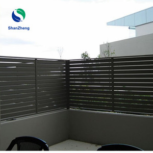 Aluminum Horizontal Slat Fencing for Garden Yard Balcony <strong>Modern</strong> <strong>Fence</strong> Home <strong>Ideas</strong> - Product Image 2