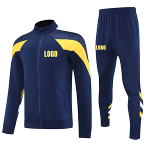 Ventes en gros de vestes de football pour entraîneurs de football DITIAN de haute qualité, 100% polyester, épaisses, chaudes, longues, pour l'hiver, ensembles de vêtements - Product Image 1