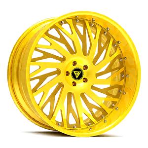 Jantes forgées 2 pièces à profil profond argentées sur mesure 18''-24'' 5x112 5x120 5x127 5x130 5x114.3 5x139.7 PCD pour Chevy, Benz, BMW, Audi, <span class=keywords><strong>Corvette</strong></span> - Product Image 2