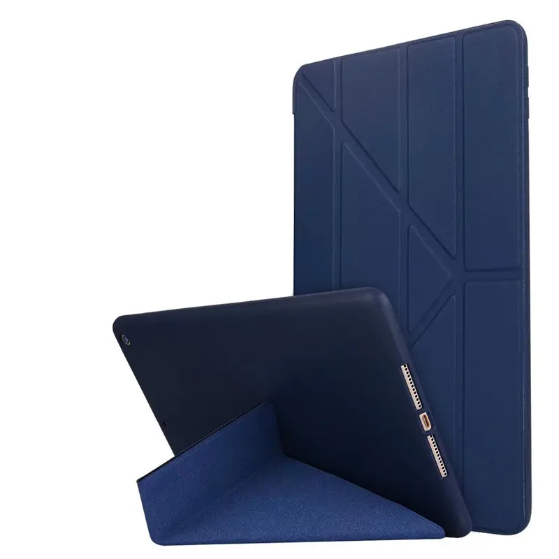 Magic foldable case for ipad 10.2 shockproof soft leather case