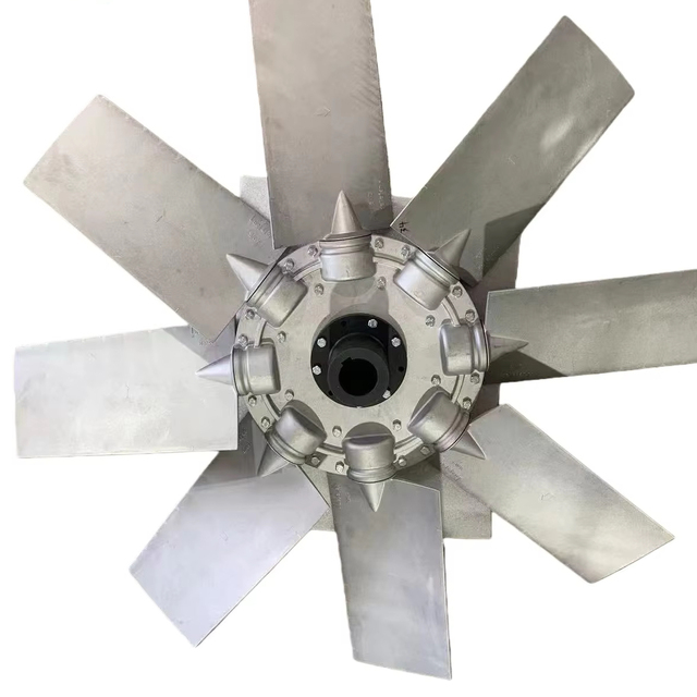 OEM Custom Aluminum Fan Blades, Axial Flow Propeller for Industrial Air Handling Unit (AHU)
