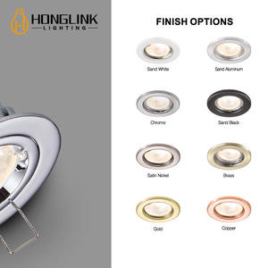 55mm Recorte IP20 Empotrado Led Halógeno GU10 GU5.3 <span class=keywords><strong>Techo</strong></span> Downlight - Product Image 5