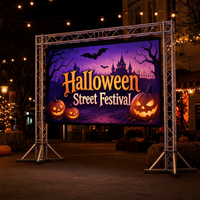 Écran LED d'extérieur P2.97 P3.91 étanche IP65 7680Hz pour location, mur vidéo pour Halloween et festivals de rue