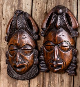 Sculpture animale en bois sculptée à la main RENART AFRIKAN, Hippopotame et Éléphant, Art Tribal Congolais - Product Image 5