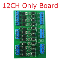 OPMSA04 DC 3.3V 5V 12V 24V 4-16CH 5A Amplificateur de signal PLC NPN PNP Convertisseur de niveau logique numérique IO Module de tube MOS d'isolation