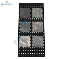 Présentoir autoportant en acier pour échantillons de carreaux, mosaïques, dalles de sol en céramique, métal, quartz et pierre, réglable, pour la vente en gros