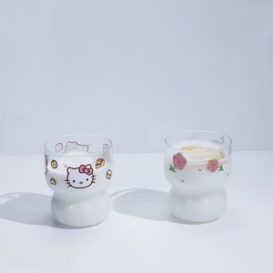 <span class=keywords><strong>Hello</strong></span> <span class=keywords><strong>Kitty</strong></span> Cat Padrão Atacado Personalizado Decalque Cabaça Copo De Vidro - Product Image 5
