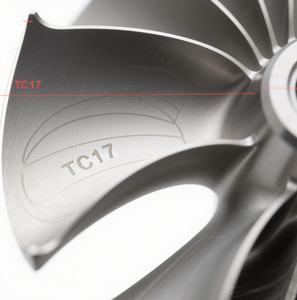 CNC personnalisé moteur Turbine lame turbocompresseur roue Turbine personnalisé CNC usinage pièces en aluminium - Product Image 2