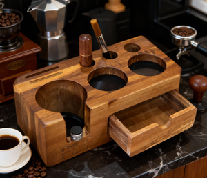 Support de Tamper à Café en Bois Multifonctionnel pour Porte-Filtre à Expresso avec Logo Personnalisé pour Accessoires de Barista – Vente en Gros - Product Image 1