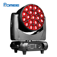 Fullcolor 19*40W RGBW 4in1 Zoom Big Bee-eye Beam Wash LED Moving Head Light pour DJ Concert Event Show Stage Lighting