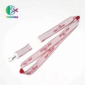Cheap Custom Design Dye Polyester Safety Sublimation Printing Logo Neck Key Chain Nylon Lanyard Card Holder With Hook Lanyards