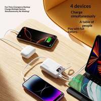 Nouveau chargeur portable à affichage numérique de grande capacité 20000mAh, kit de charge sans batterie (étui + carte mère)
