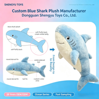 OEM ODM Coussin en peluche requin personnalisé, Peluche requin réaliste, Jouet en peluche pour dormir, Coussin décoratif pour canapé et décoration intérieure