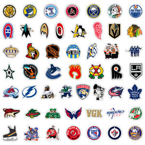 WOWEI 50 Autocollants Hockey Graffiti Autocollants Casque de <span class=keywords><strong>Moto</strong></span> Valise Réfrigérateur Skateboard <span class=keywords><strong>Autocollant</strong></span> Étanche Papeterie <span class=keywords><strong>Autocollant</strong></span> - Product Image 4