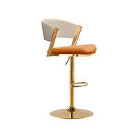 Chaise de bar moderne et simple pour la maison, le hôtel, le restaurant, avec fonction de levage, style luxe léger et premium, idéale pour îlot de cuisine, caisse enregistreuse ou comptoir.