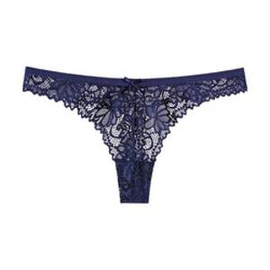 String sexy sans couture à taille basse réglable pour femmes, nouvelle lingerie avec décoration en nœud, culotte en dentelle en polyamide - Product Image 6
