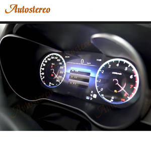 Tableau de bord numérique virtuel pour Mercedes Benz a <span class=keywords><strong>CLA</strong></span> GLA AMG 2013-2019 Mise à niveau de la voiture Remise en état du tableau de bord Lecteur d'écran de compteur de vitesse - Product Image 2