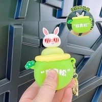 Porte-clés Pop-Up Animal Squishy Mignon en Forme de Souche d'Arbre, Jouet Anti-Stress à Presser avec Figurines de Dessins Animés pour Sacs et Sacs à Dos