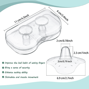 2023 nouvelle boîte de rangement écologique bébé de qualité alimentaire sans Bpa Pop protecteur de mamelon <span class=keywords><strong>lait</strong></span> <span class=keywords><strong>maternel</strong></span> sucette pour bébé - Product Image 6