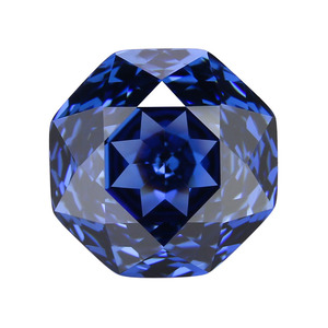 Venta al por mayor de circonitas cúbicas sueltas de 6 mm y 12 mm, circonitas 5A, piedras preciosas sintéticas, diamantes sintéticos, zafiro azul con corte rosa <span class=keywords><strong>Millennium</strong></span>, circonita cúbica - Product Image 3
