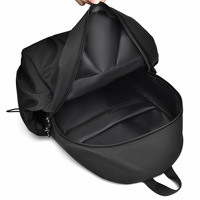 Sac à dos d'étudiant personnalisé 2025 simple pour ordinateur portable 16 pouces, couleur unie, grande capacité, fermeture éclair, sangle antivol, transport facile